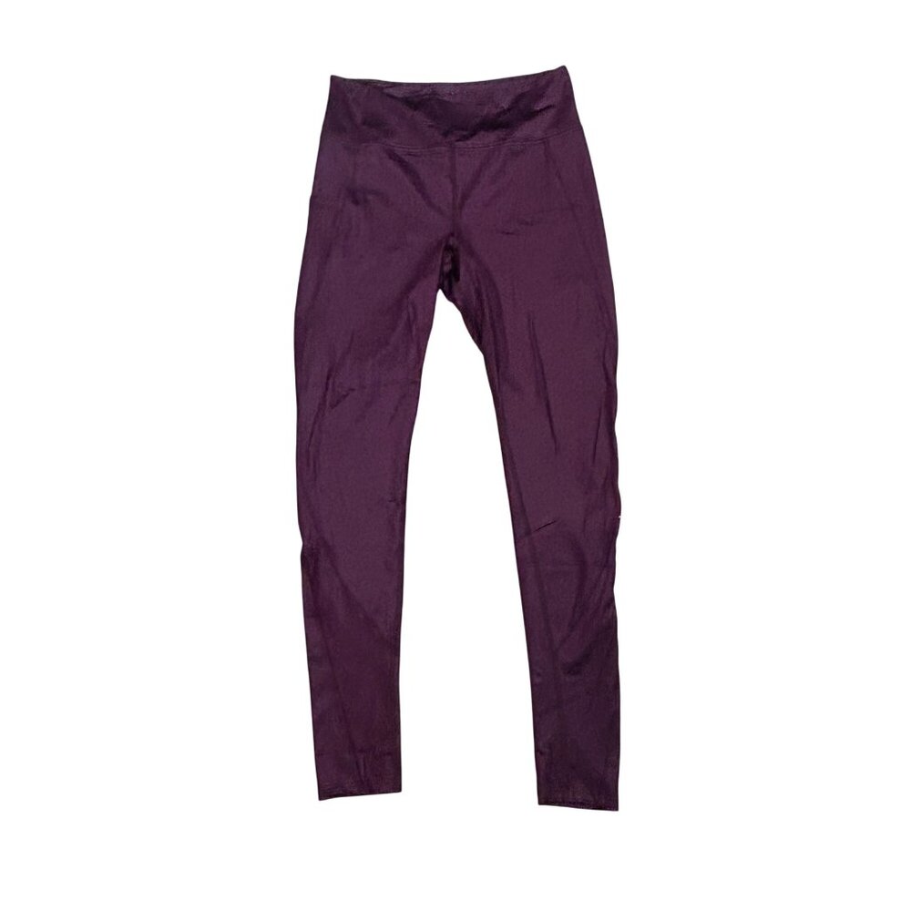 Eagle Rock Workshop Womens 2X Purple Leggings High Waist Stretch Pockets 1877
